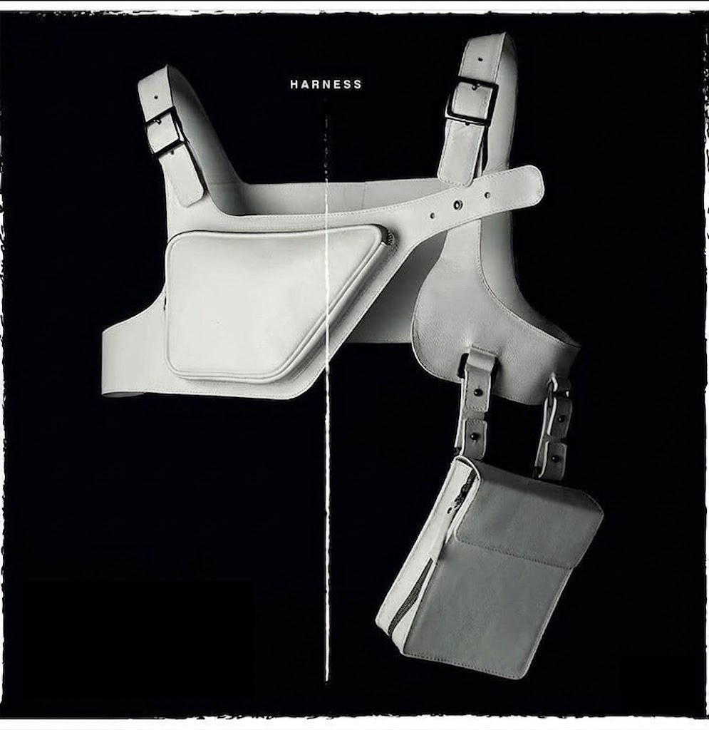 The Tech Vest — full chest harness in full-grain calfskin